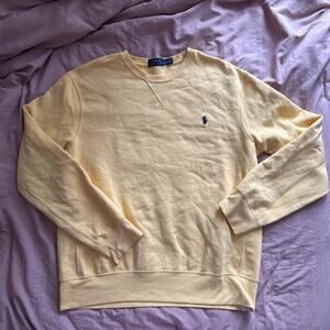 Yellow polo ralph lauren sweatshirt